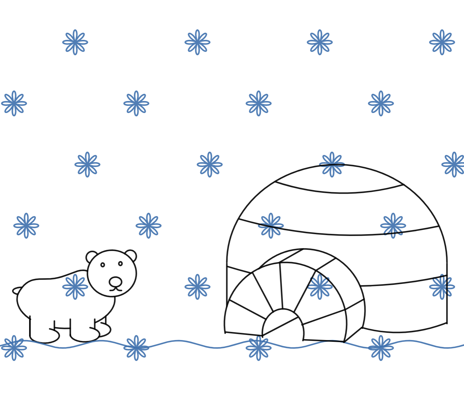 Polar Bear Scene